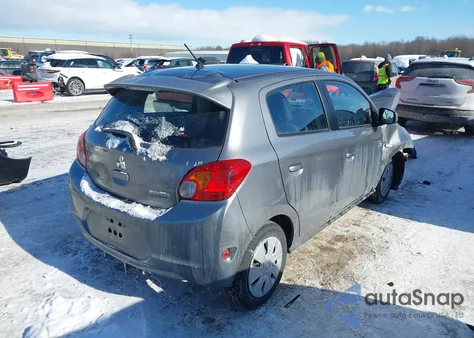 2015 Mitsubishi Mirage De from USA, damaged, VIN ML32A3HJ7FH056017